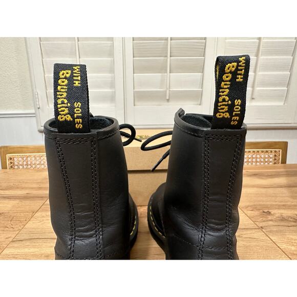 Dr. Martens 1460 Pascal Ambassador Soft Leather Boots Black Size 6 L 5 M NIB - Picture 11 of 16